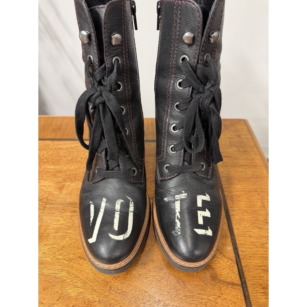 Limited Edition Naturalizer W/ The Outrage Women's Callie 8 Black Leather Boots